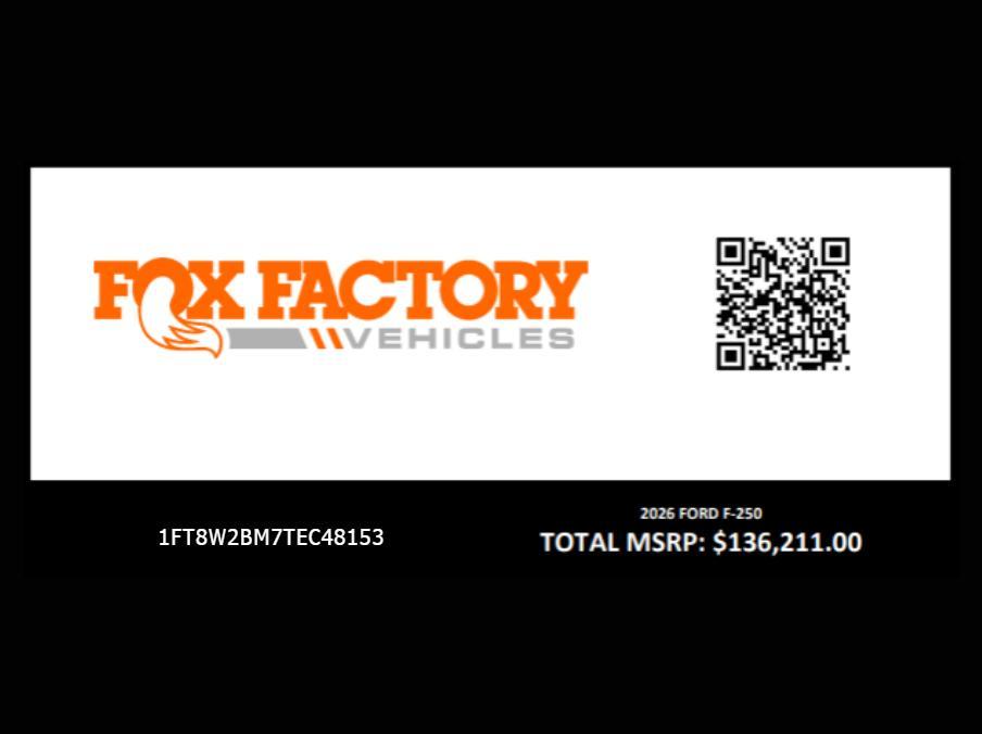 new 2026 Ford F-250 car, priced at $134,211