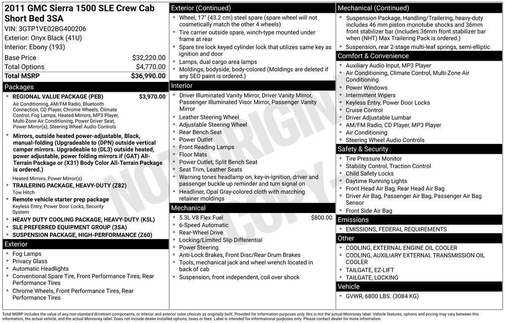used 2011 GMC Sierra 1500 car, priced at $9,900
