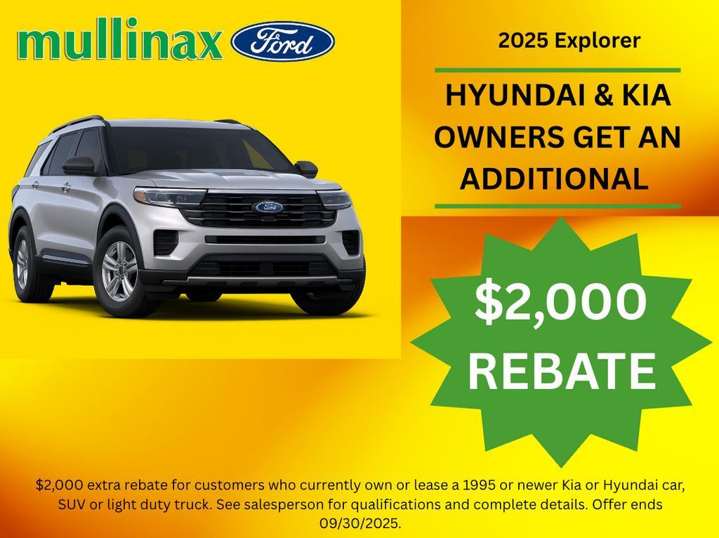 new 2025 Ford Explorer car, priced at $44,141