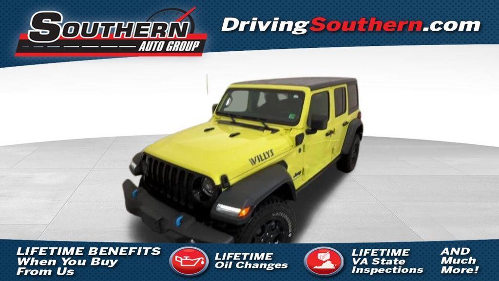 used 2023 Jeep Wrangler 4xe car, priced at $32,490