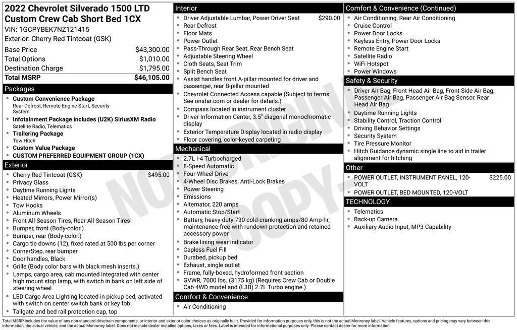 used 2022 Chevrolet Silverado 1500 Limited car, priced at $31,689