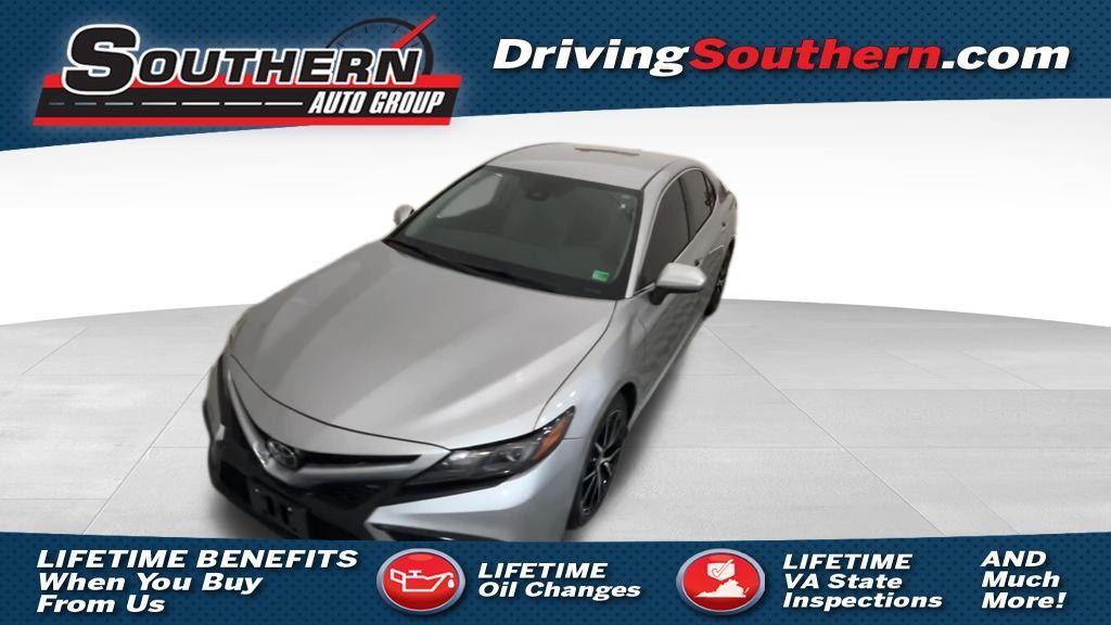 used 2021 Toyota Camry car, priced at $19,220