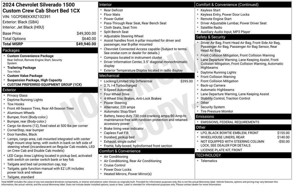used 2024 Chevrolet Silverado 1500 car, priced at $40,999