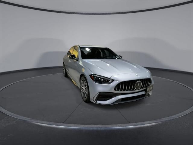 used 2024 Mercedes-Benz AMG C 43 car, priced at $56,499
