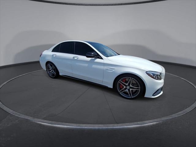 used 2018 Mercedes-Benz AMG C 63 car, priced at $55,998