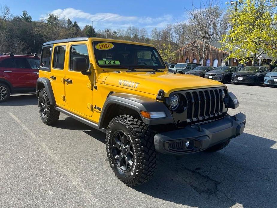 used 2020 Jeep Wrangler Unlimited car, priced at $32,877
