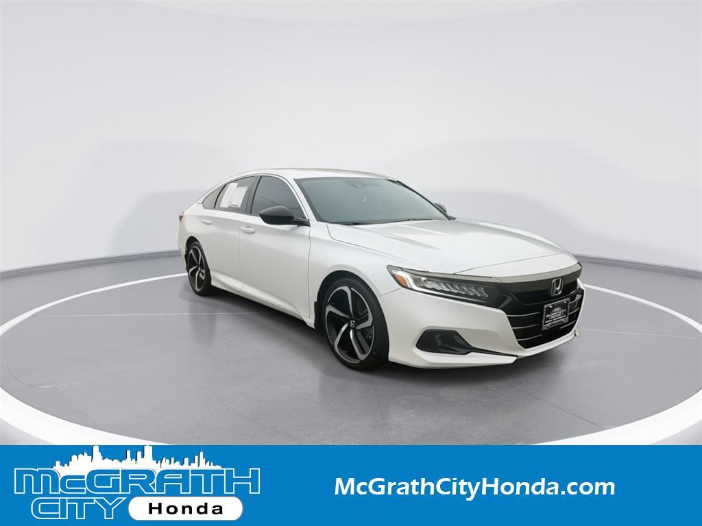 used 2021 Honda Accord car, priced at $23,897
