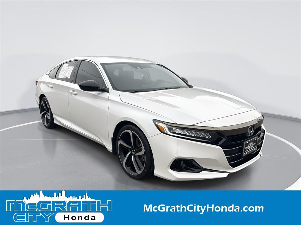 used 2021 Honda Accord car, priced at $23,897