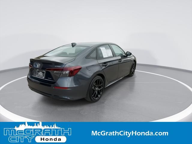 used 2025 Honda Civic Hybrid car, priced at $28,999
