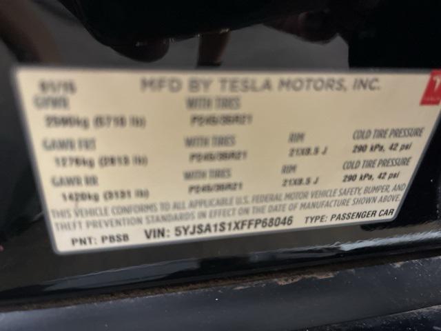 used 2015 Tesla Model S car, priced at $14,949