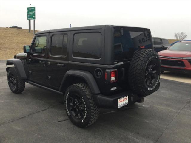 used 2021 Jeep Wrangler Unlimited car, priced at $31,595