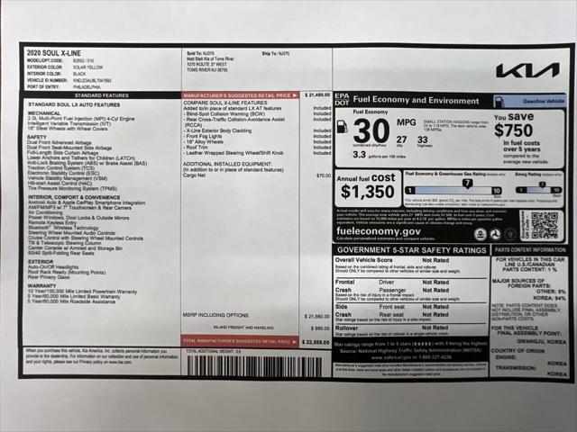 used 2020 Kia Soul car, priced at $14,808