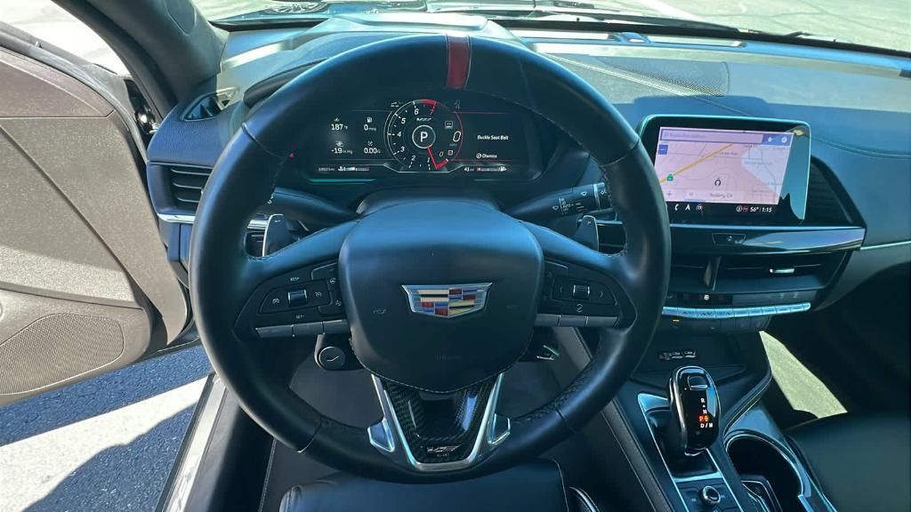 used 2022 Cadillac CT4-V car, priced at $58,990