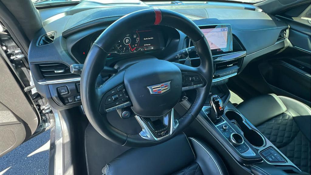 used 2022 Cadillac CT4-V car, priced at $58,990