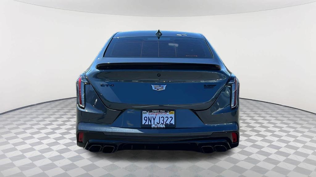 used 2022 Cadillac CT4-V car, priced at $58,990