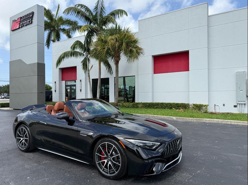 used 2022 Mercedes-Benz AMG SL 55 car, priced at $94,900