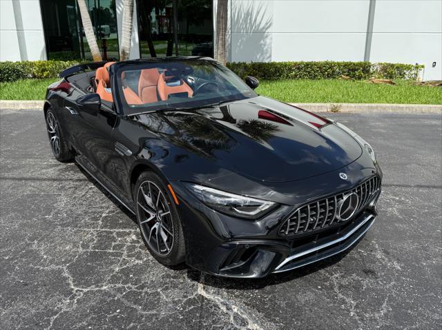 used 2022 Mercedes-Benz AMG SL 55 car, priced at $94,900