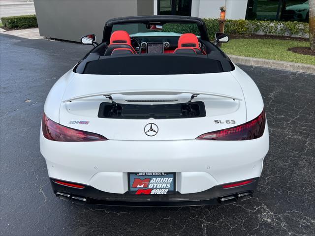 used 2022 Mercedes-Benz AMG SL 63 car, priced at $118,900