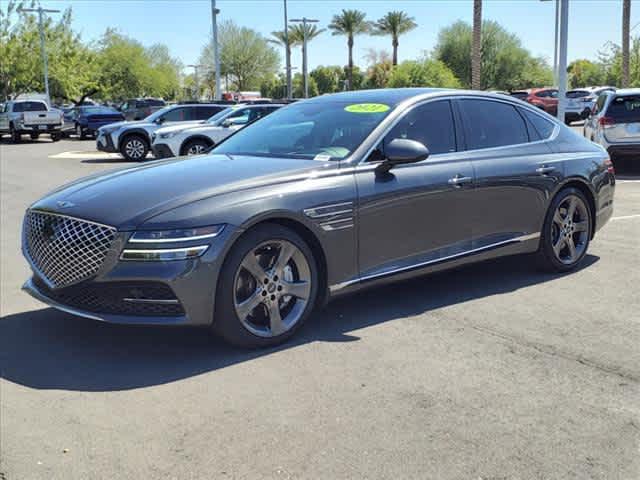 used 2021 Genesis G80 car, priced at $37,300