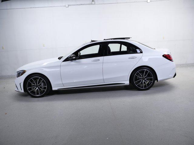 used 2021 Mercedes-Benz AMG C 43 car, priced at $42,702