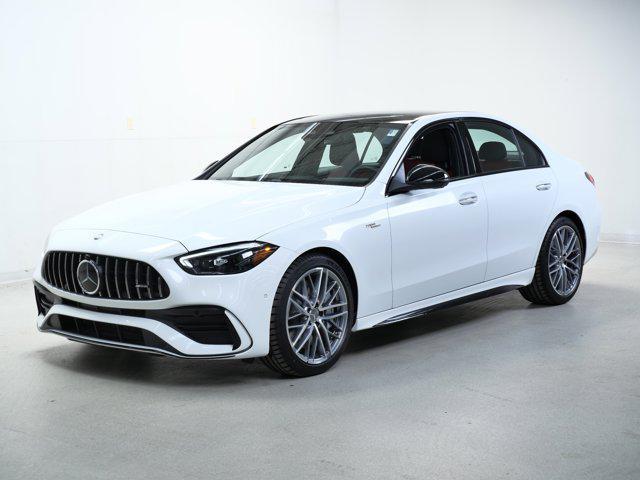used 2024 Mercedes-Benz AMG C 43 car, priced at $64,995