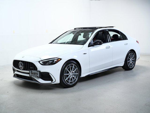 used 2024 Mercedes-Benz AMG C 43 car, priced at $58,879