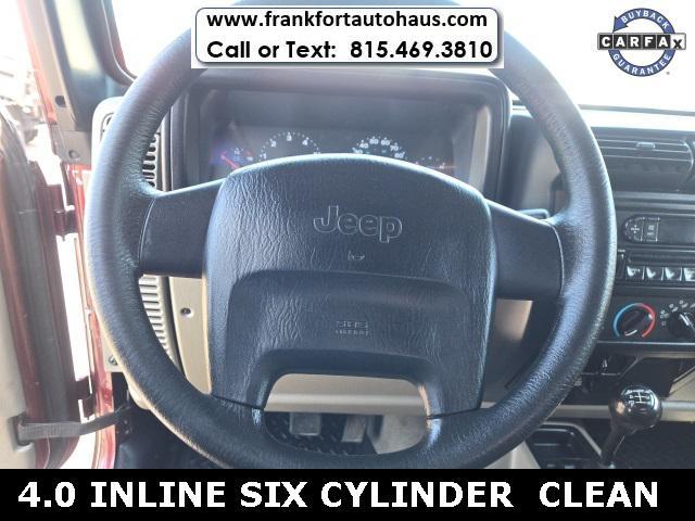 used 2004 Jeep Wrangler car, priced at $15,950