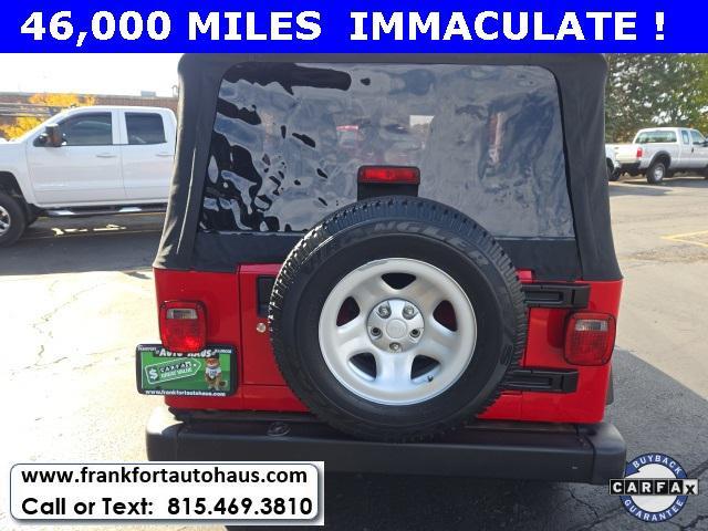 used 2005 Jeep Wrangler car, priced at $14,950