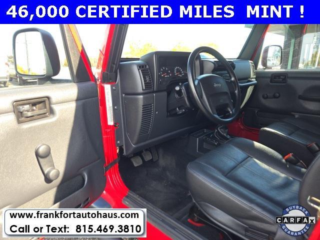 used 2005 Jeep Wrangler car, priced at $17,950