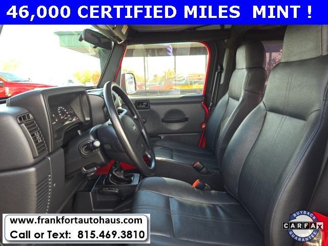 used 2005 Jeep Wrangler car, priced at $17,950