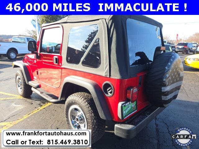 used 2005 Jeep Wrangler car, priced at $14,950