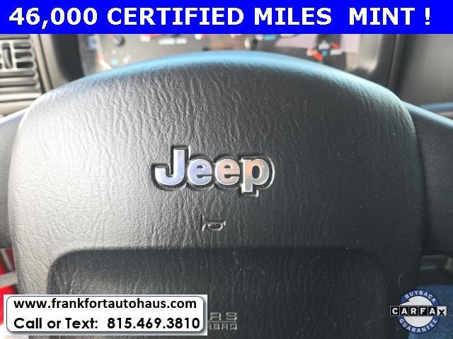 used 2005 Jeep Wrangler car, priced at $17,950