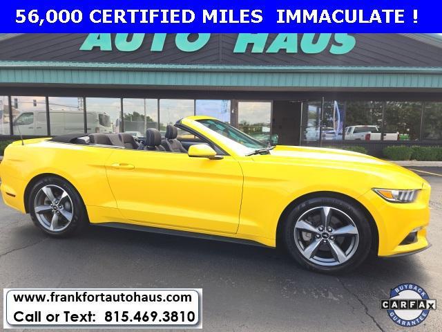 used 2016 Ford Mustang car, priced at $19,500