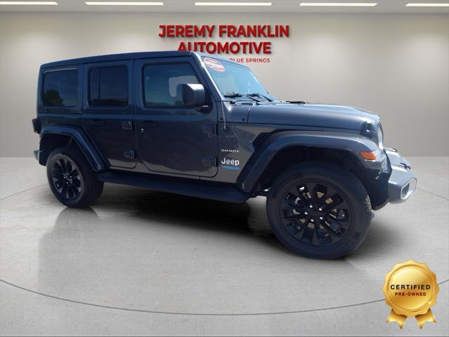 used 2021 Jeep Wrangler Unlimited 4xe car, priced at $34,200