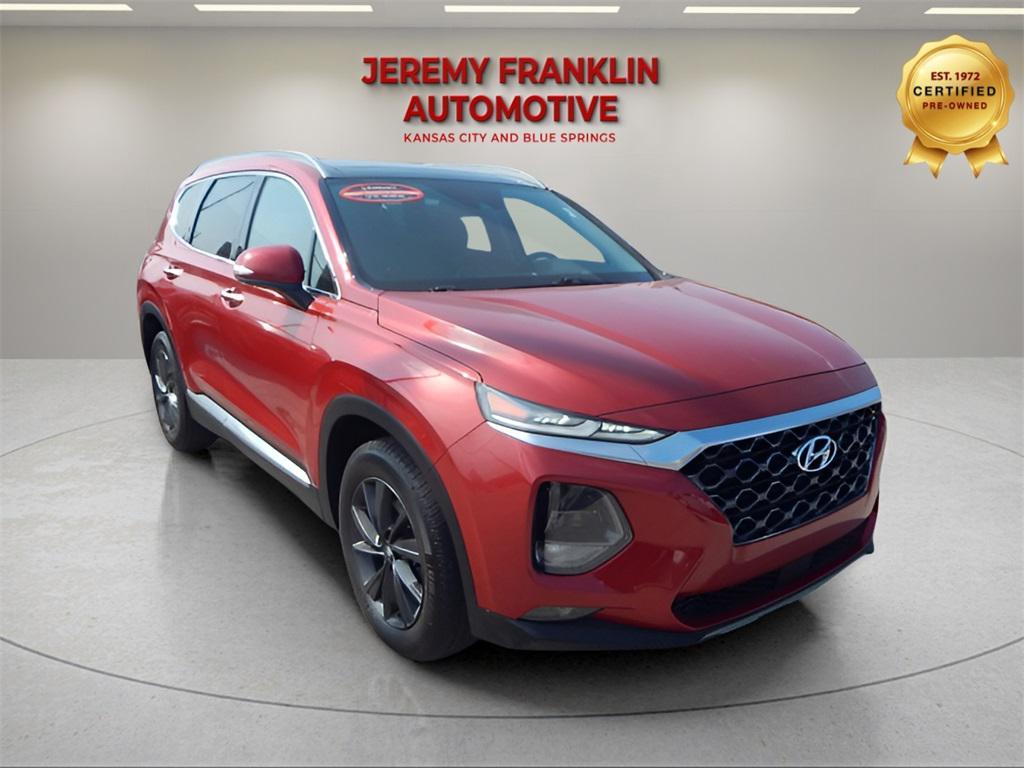 used 2019 Hyundai Santa Fe car, priced at $21,800