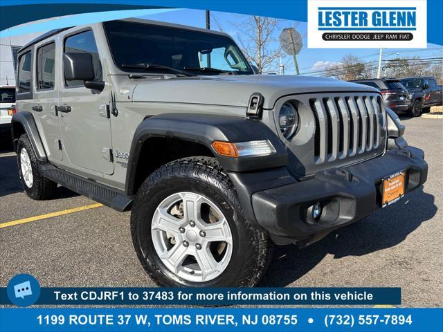 used 2021 Jeep Wrangler Unlimited car, priced at $31,937