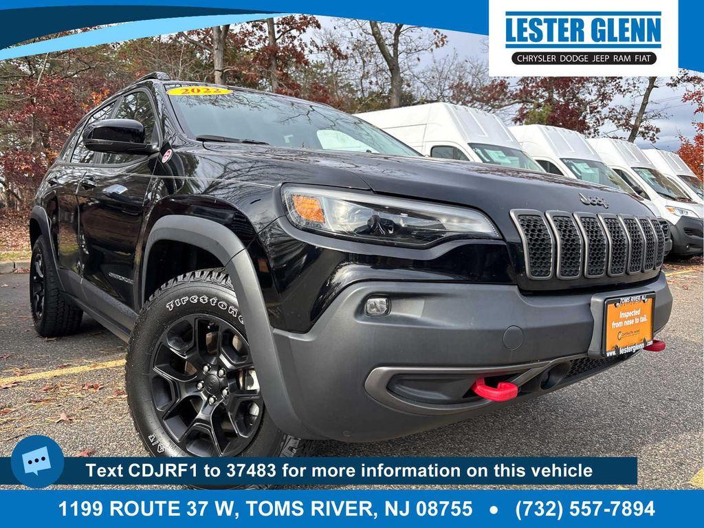 used 2022 Jeep Cherokee car, priced at $25,309