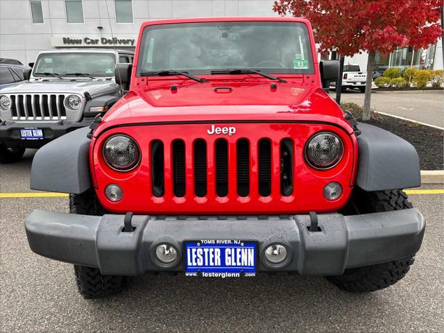 used 2018 Jeep Wrangler JK Unlimited car, priced at $22,337