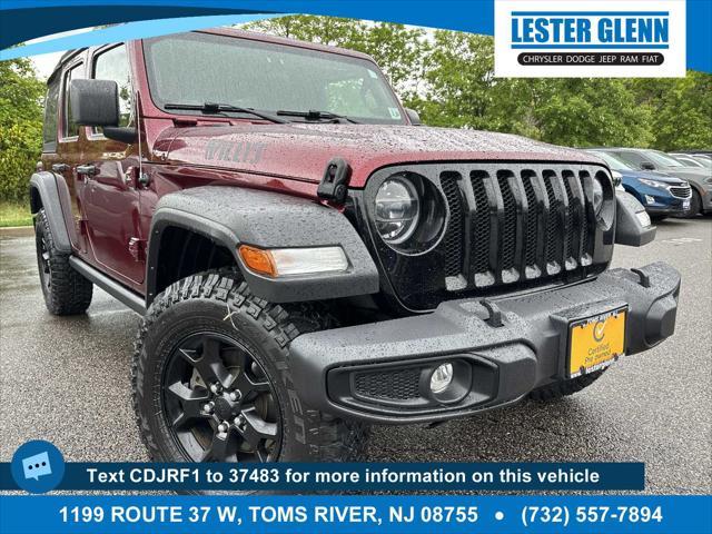 used 2021 Jeep Wrangler car, priced at $34,537