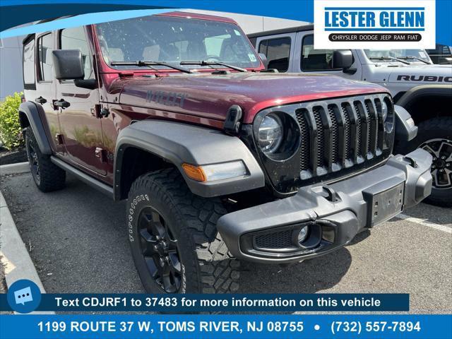 used 2021 Jeep Wrangler car, priced at $34,537