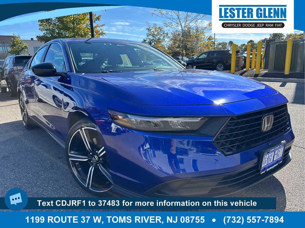 used 2023 Honda Accord Hybrid car, priced at $25,328