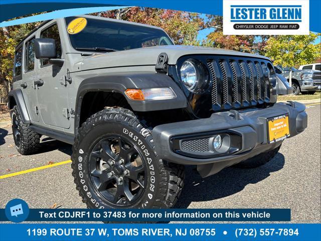 used 2021 Jeep Wrangler Unlimited car, priced at $31,937