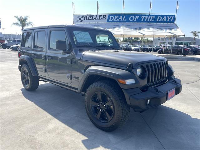 used 2021 Jeep Wrangler Unlimited car, priced at $28,588