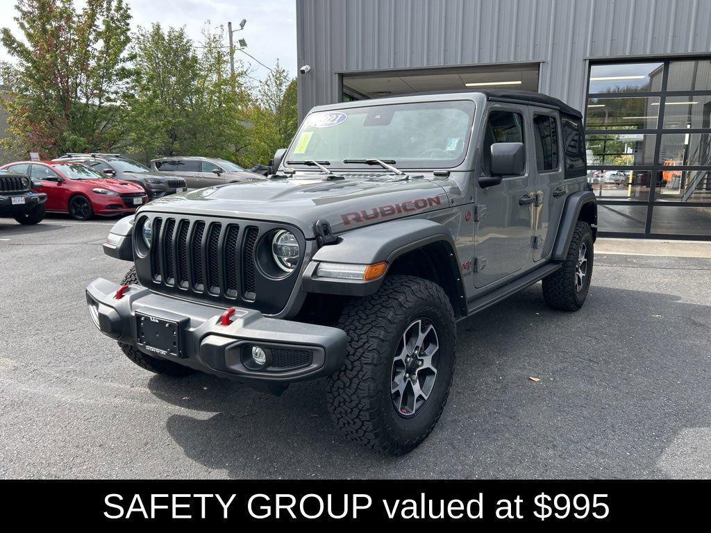 used 2021 Jeep Wrangler Unlimited car, priced at $36,899