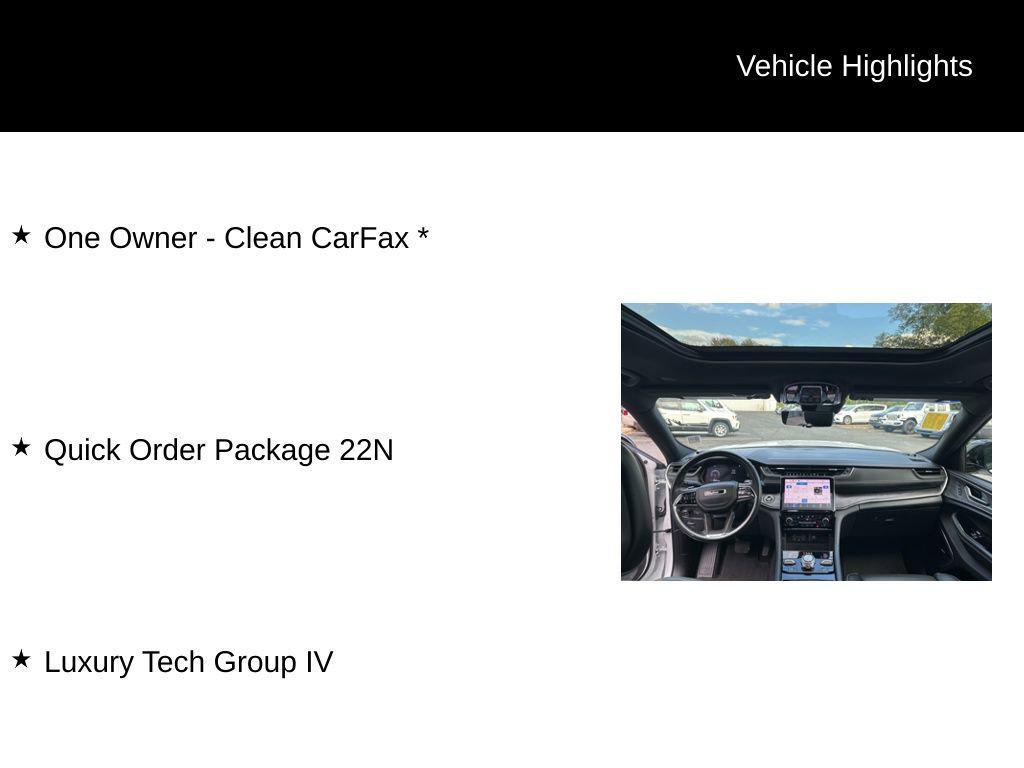 used 2022 Jeep Grand Cherokee L car, priced at $38,487