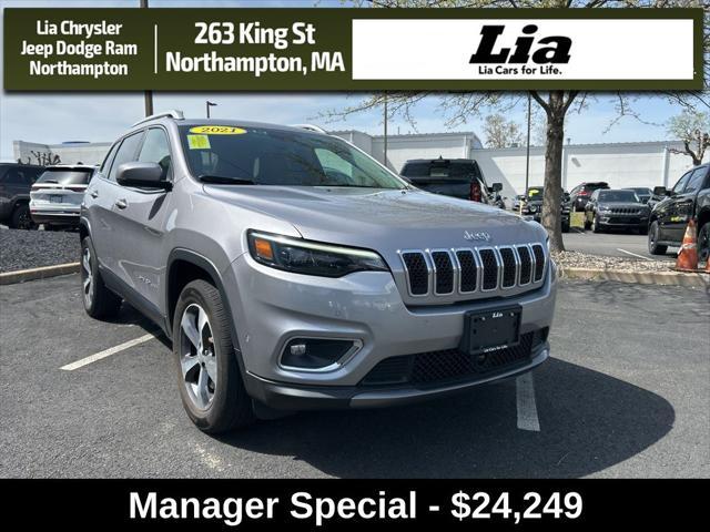 used 2021 Jeep Cherokee car, priced at $24,249