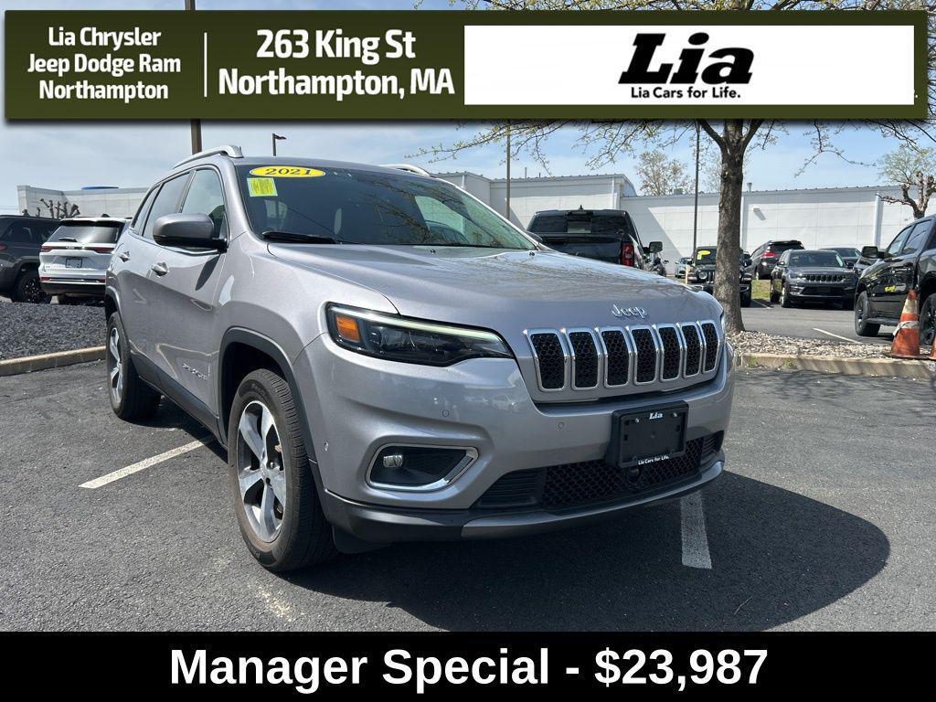 used 2021 Jeep Cherokee car, priced at $23,987