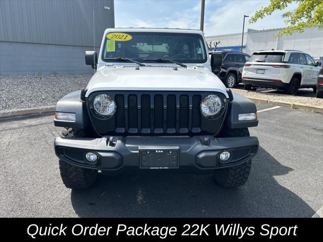 used 2021 Jeep Wrangler Unlimited car, priced at $31,349