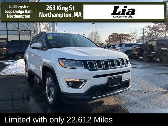 used 2021 Jeep Compass car, priced at $22,287