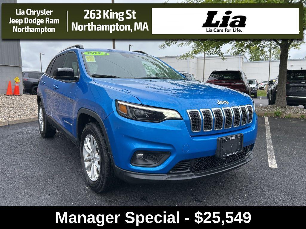used 2022 Jeep Cherokee car, priced at $25,549